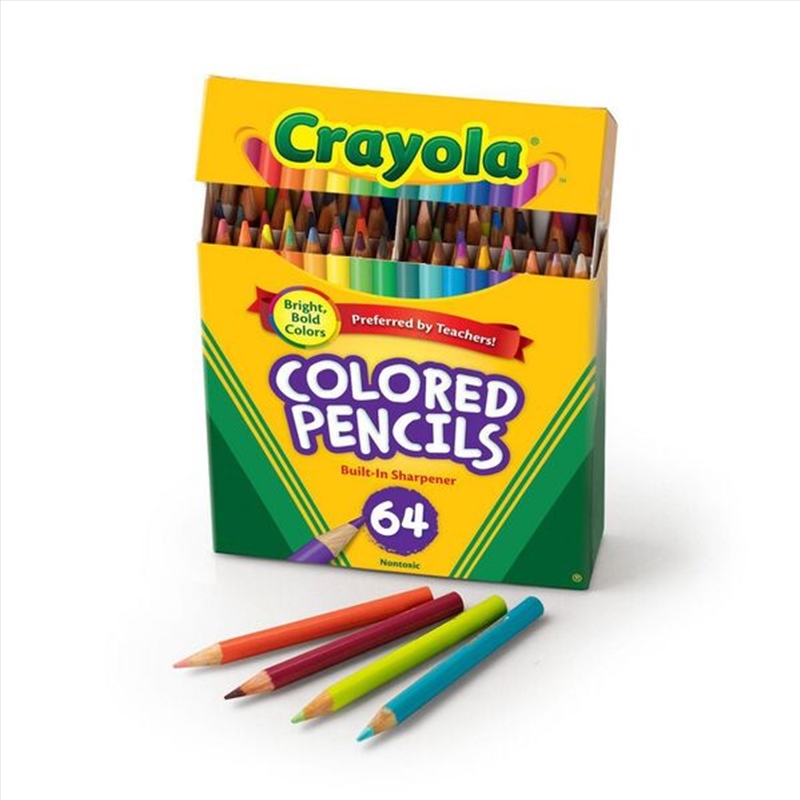 Crayola 64 Short Colored Pencils Box/S/Product Detail/Pencils & Crayons