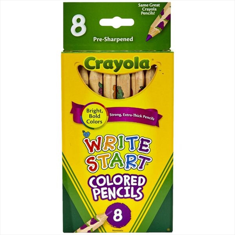 Crayola 8 Write Start Colored Pencils/Product Detail/Pencils & Crayons