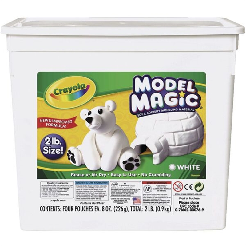 Crayola 907g Resealable Bucket White/Product Detail/Arts & Crafts Supplies