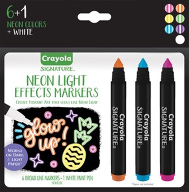 Crayola Neon Light Effects Markers/Product Detail/Pens, Markers & Highlighters