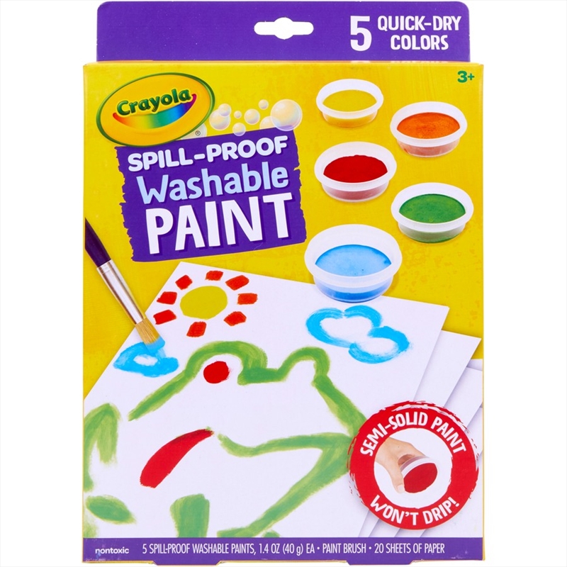 Crayola Spill Proof Washable Paint Kit/Product Detail/Paints