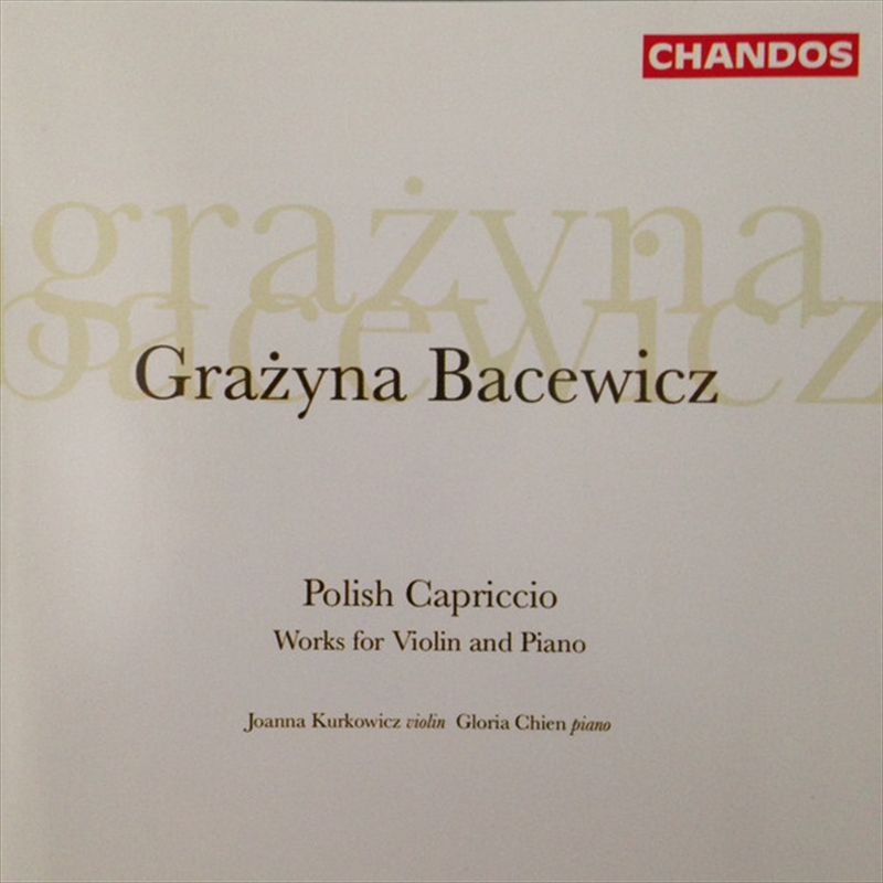 Bacewicz/Product Detail/Classical