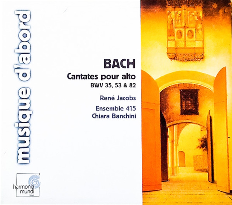 Bach: Cantatas For Alto Bwv82b/Product Detail/Classical