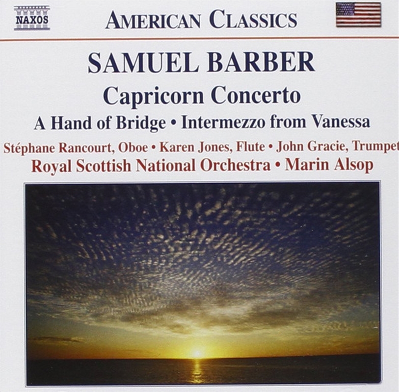 Barber: Capricorn Concerto/Product Detail/Classical