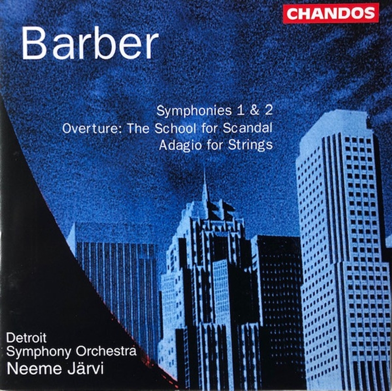 Barber: Symphony No 1 & No 2/Product Detail/Classical