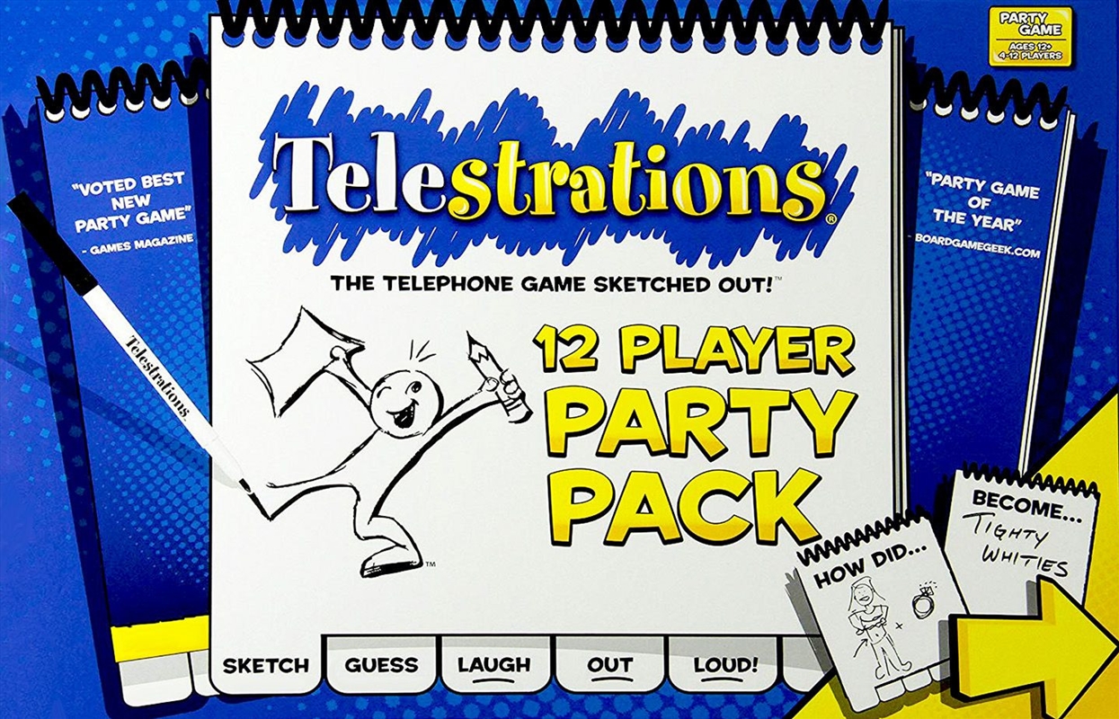 Telestrations 12 Player Party/Product Detail/Card Games