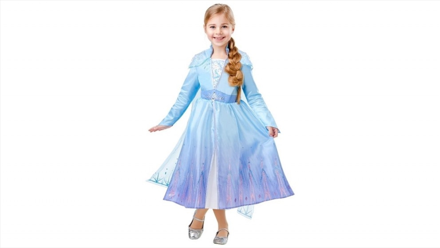 Elsa Frozen 2 Deluxe Costume Size 6-8 years old - Medium | Apparel