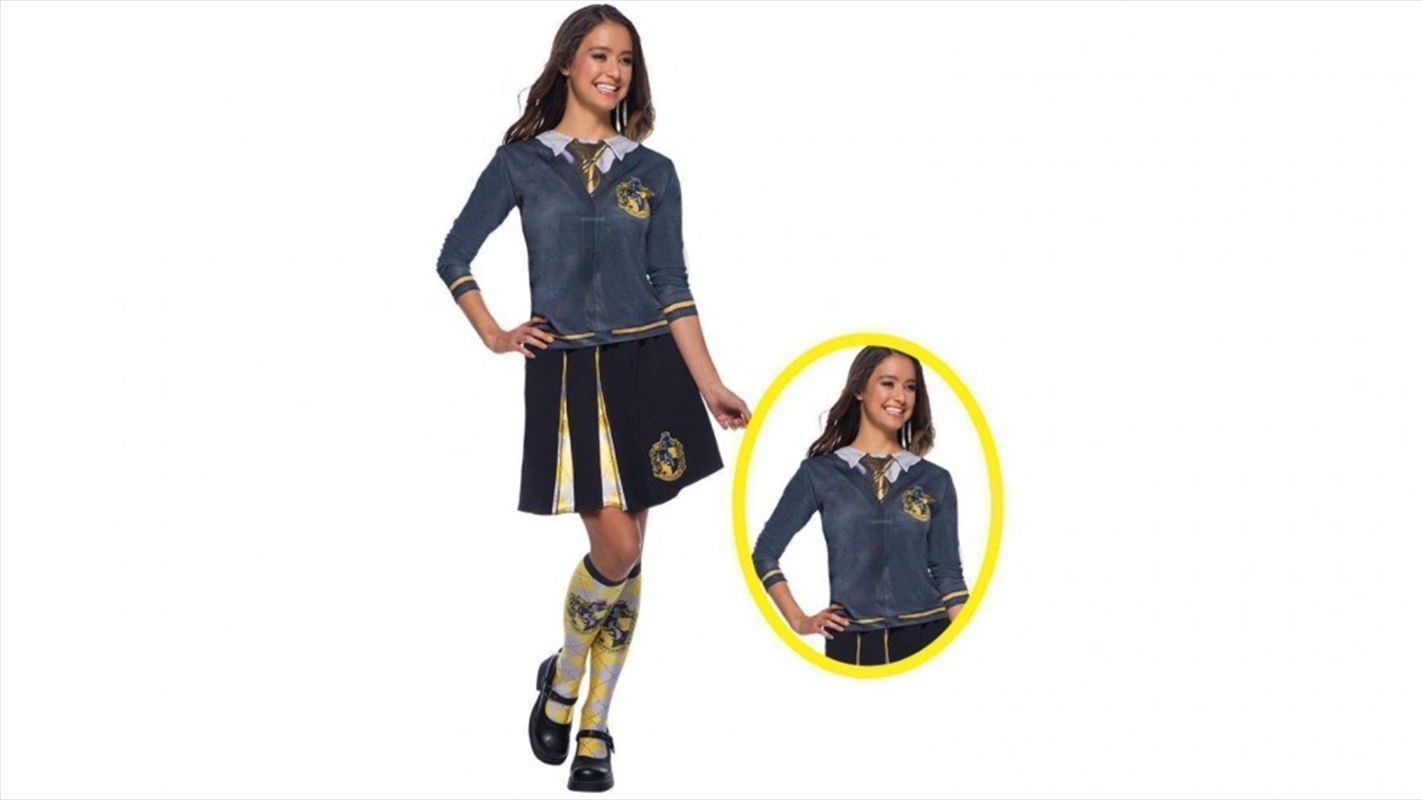 Harry Potter Hufflepuff Top Costume Adult: Size S | Apparel