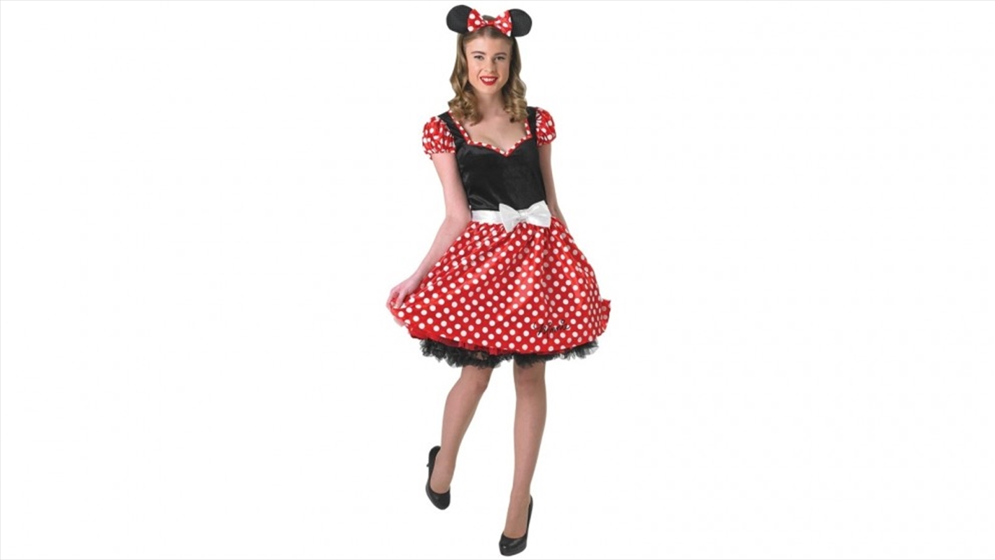Minnie Mouse Adult Costume - Size Large | Apparel