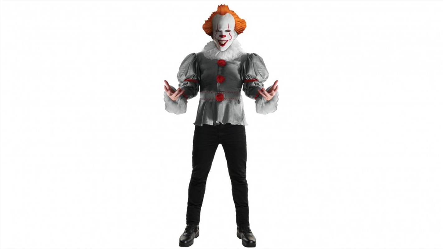 IT Pennywise "It" Deluxe Adult Costume: Size Xl | Apparel