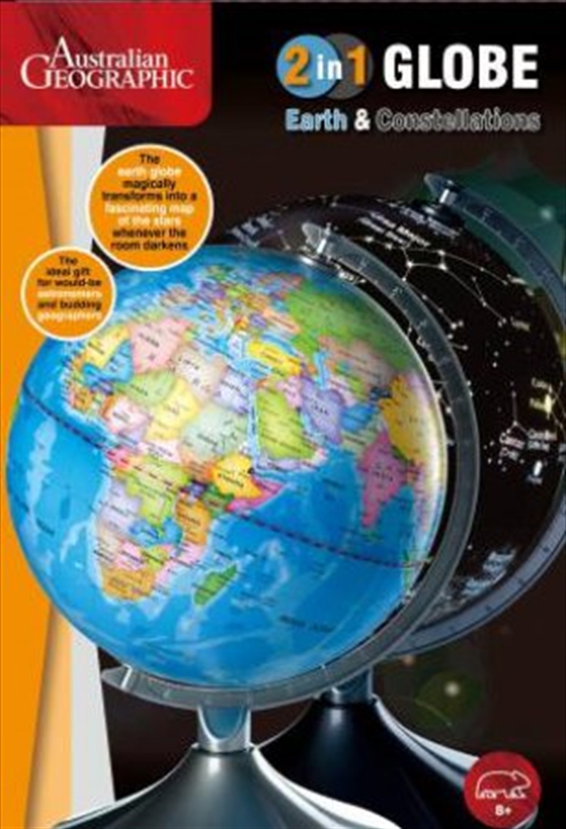Australian Geographic - Light Up Globe with Constellation: 22.8cm/Product Detail/Educational