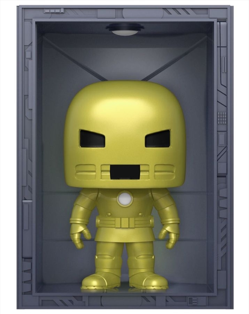 Marvel Comics - Hall of Armor Iron Man Model I Golden Armor Metallic US Exclusive Pop! Deluxe/Product Detail/Convention Exclusives