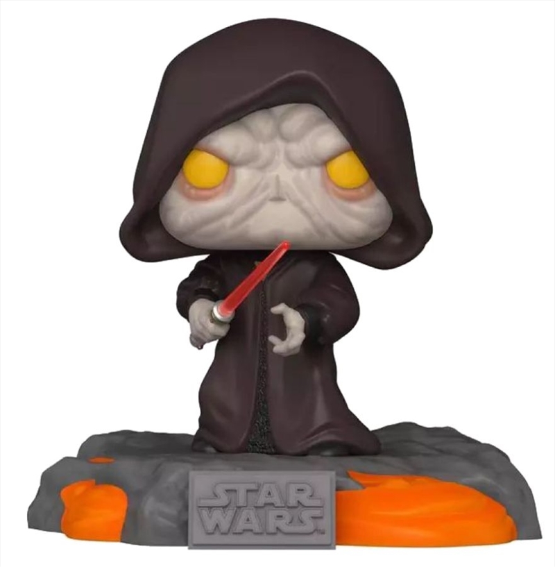 Star Wars - Red Saber Series: Darth Sidious Glow US Exclusive Pop! Deluxe [RS]/Product Detail/Deluxe Pop Vinyl