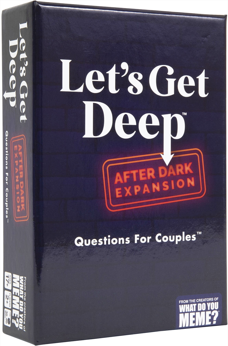 Let's Get Deep After Dark Expansion Pack | Merchandise