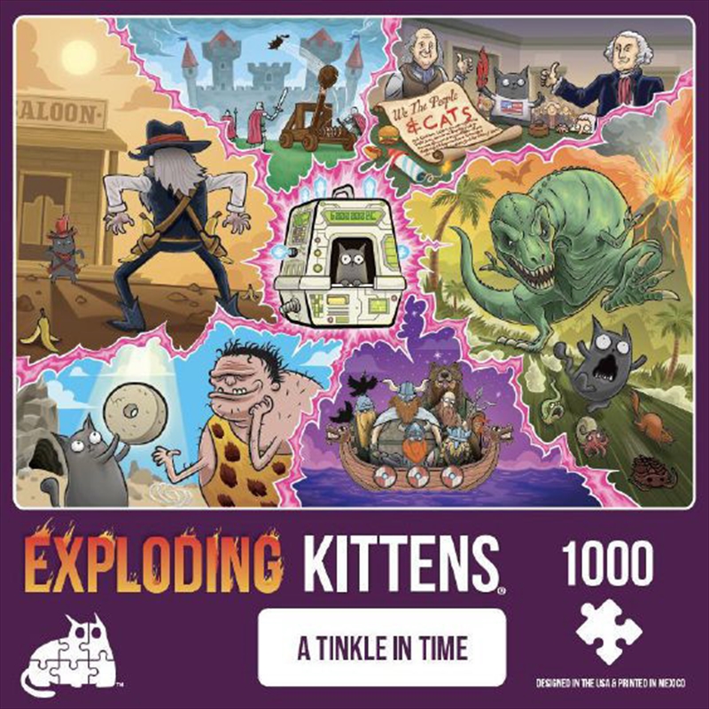 Exploding Kittens Puzzle A Tinkle In Time 1,000 pieces/Product Detail/Nature and Animals