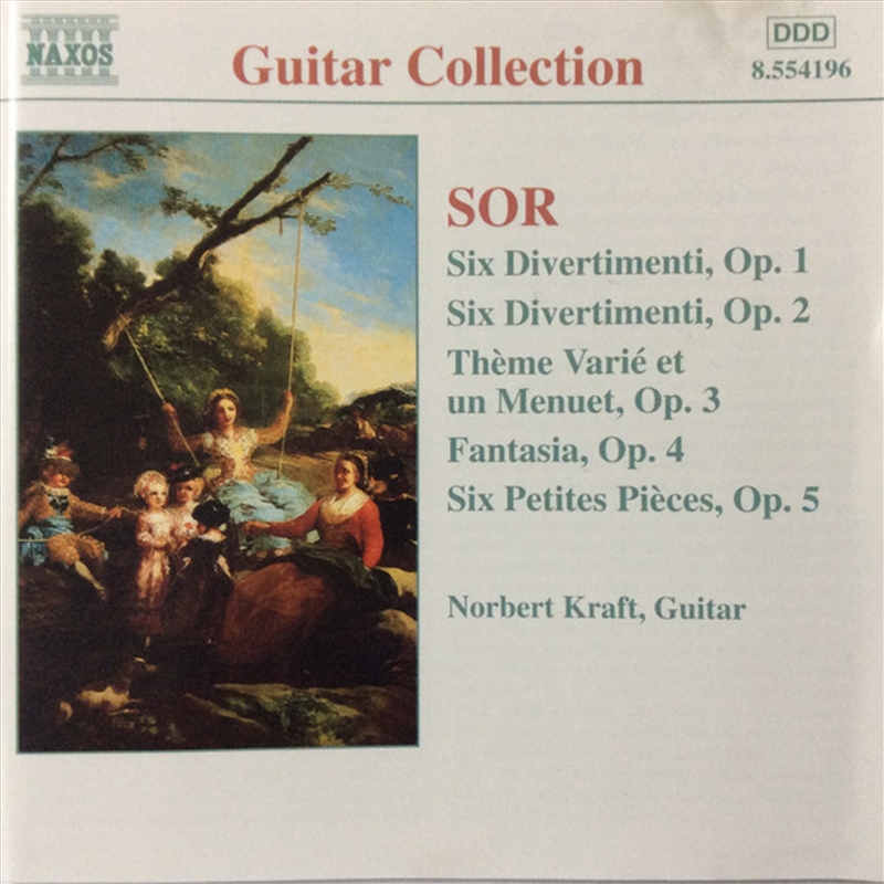 Sor: Six Divertmenti/Product Detail/Classical