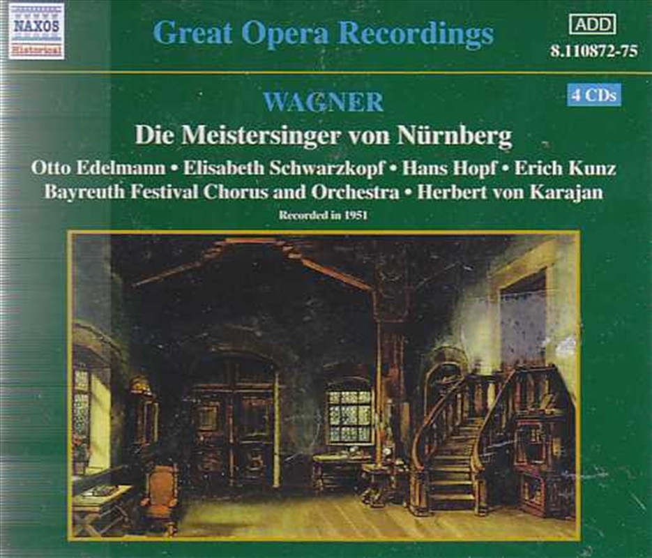 Wagner: Die Meistersinger Von Nurnberg/Product Detail/Classical