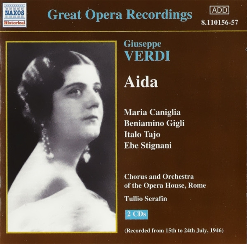 Verdi: Aida Gigli: Serafin/Product Detail/Classical