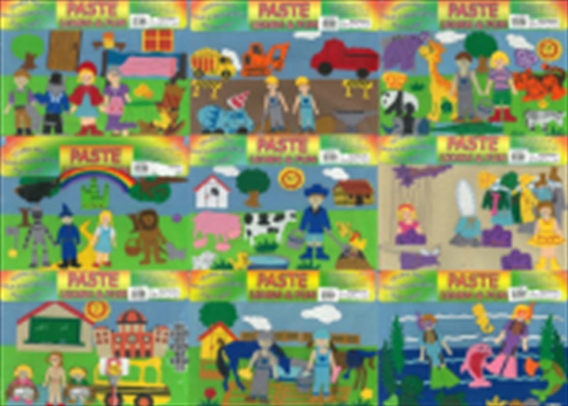Paste Learn & Fun: Storytelling Felt Figures & Board/Product Detail/Colouring