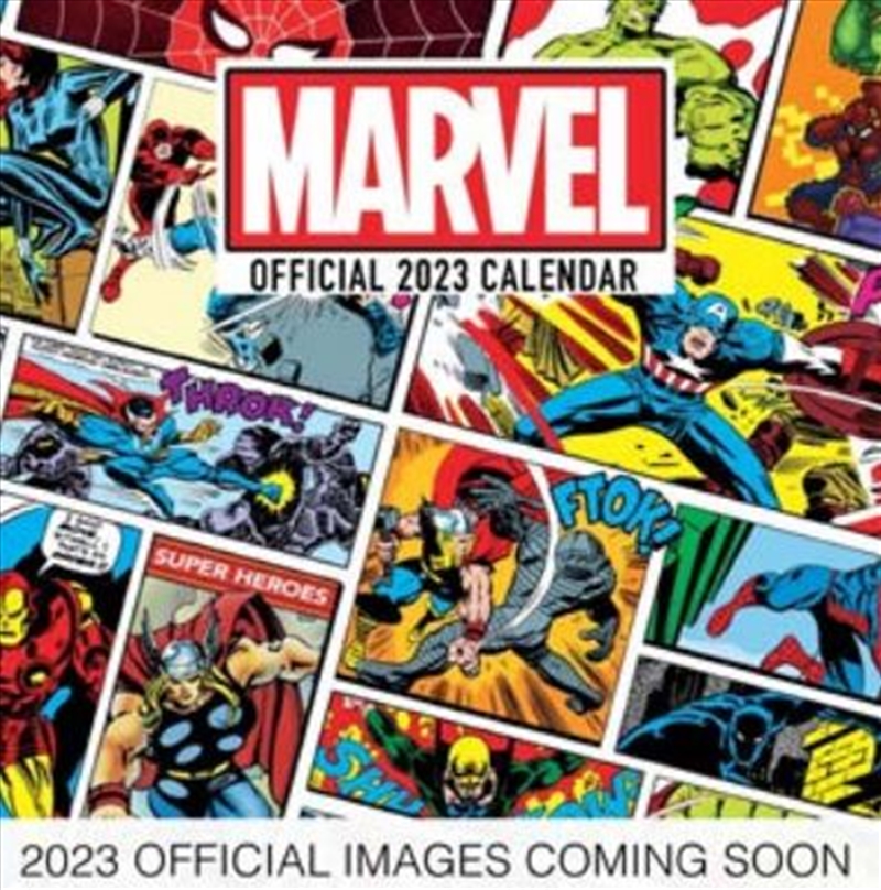 Marvel Comics 2023 Square Calendar/Product Detail/Calendars & Diaries