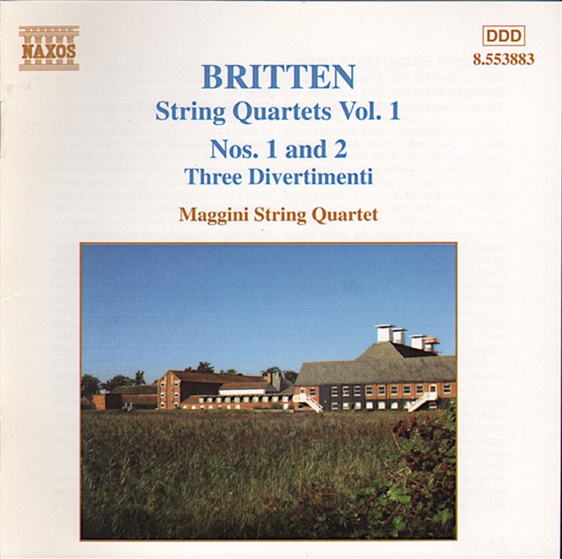 Britten: String Quartets Vol 1/Product Detail/Music CD Albums & Vinyl Records