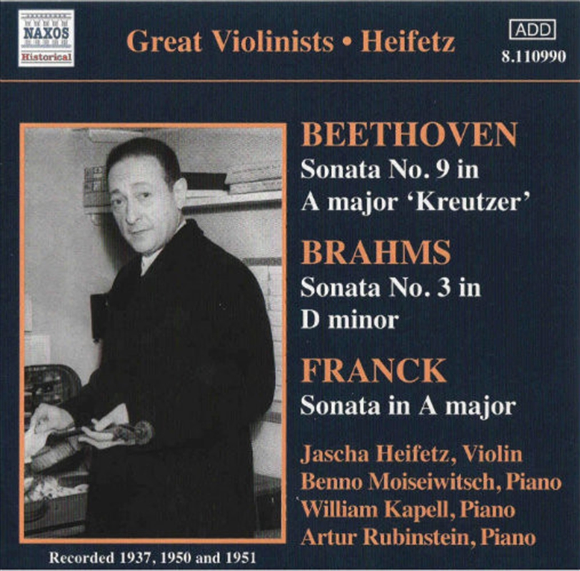 Beethoven/Brahms/Franck/Product Detail/Music