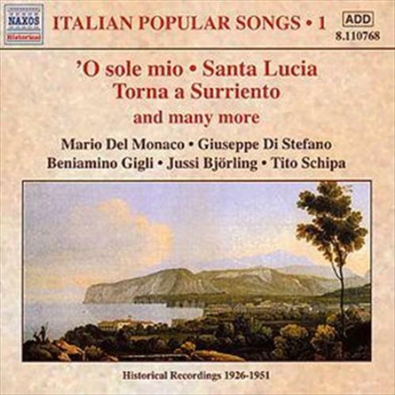 Italian Popular Songs Vol 1/Product Detail/Classical
