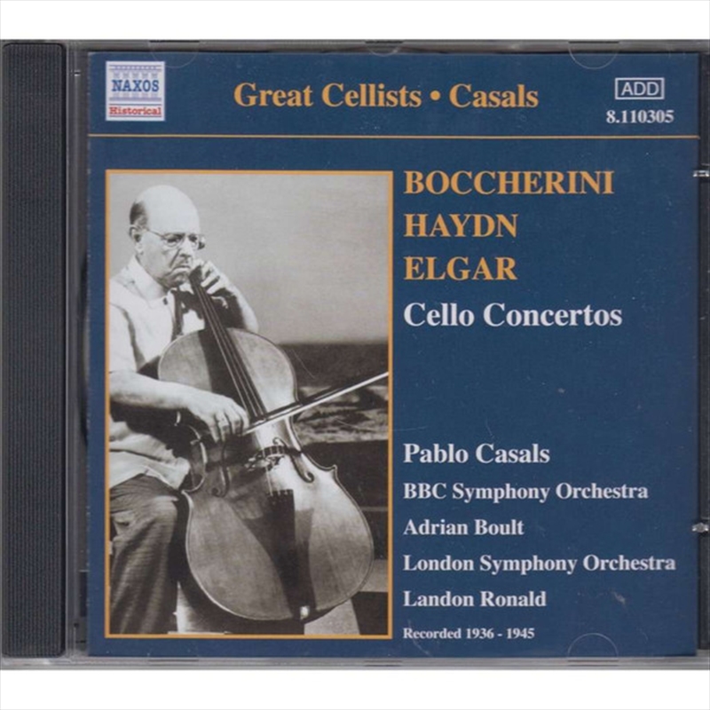 Haydn/Elgar/Boccherini: Cello Works/Product Detail/Classical
