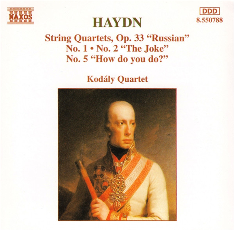 Haydn: String Quartet Op 33/Product Detail/Classical