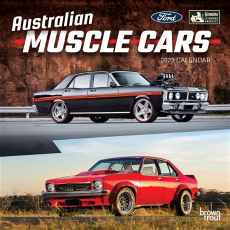 Australian Muscle Cars Square Calendar 2023 | Merchandise
