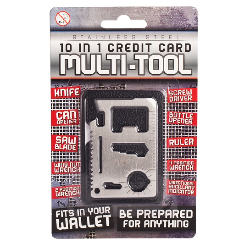 10-in-1 Credit Card Multi-Tool/Product Detail/Homewares