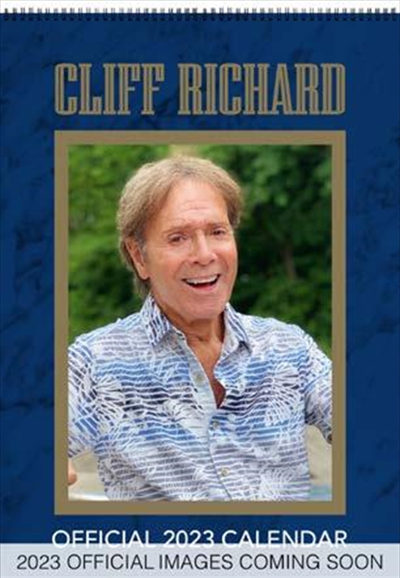 Cliff Richard A3 Calendar 2023 | Merchandise