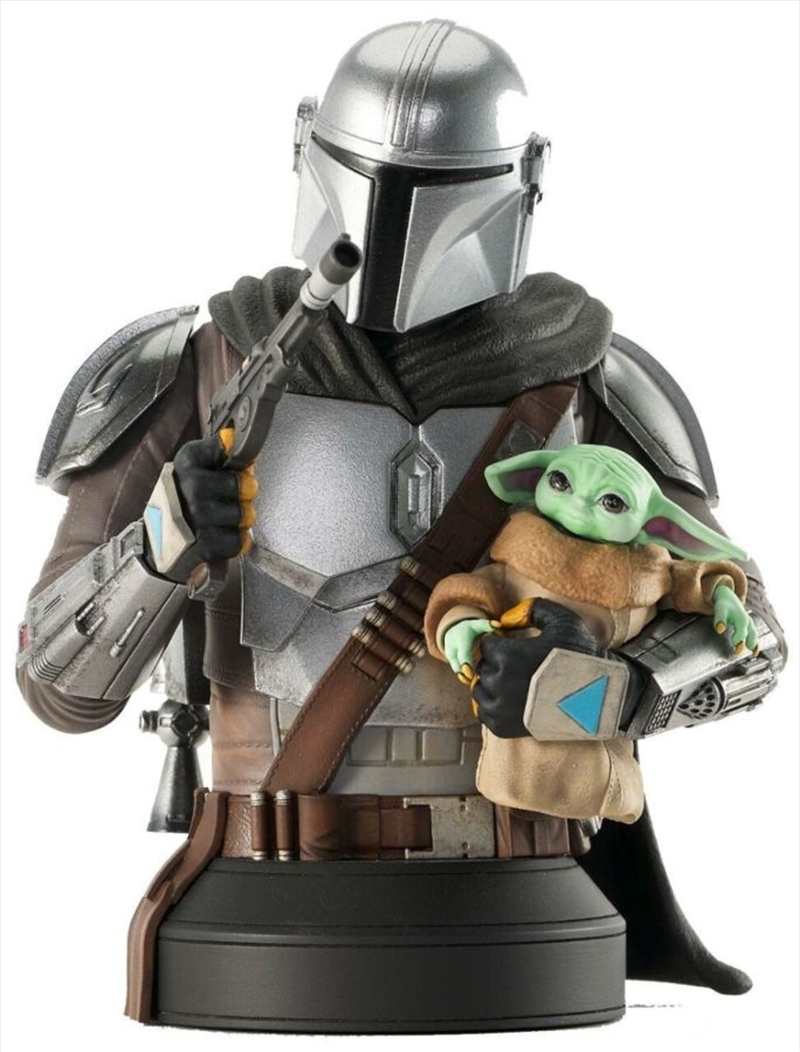 Star Wars: The Mandalorian - Mandalorian with Grogu 1:6 Scale Bust/Product Detail/Busts