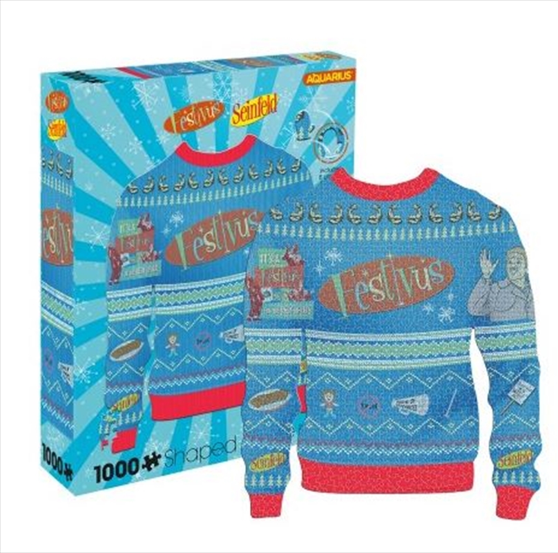 Festivus Ugly Sweater Shaped Puzzle 1000 Piece | Merchandise