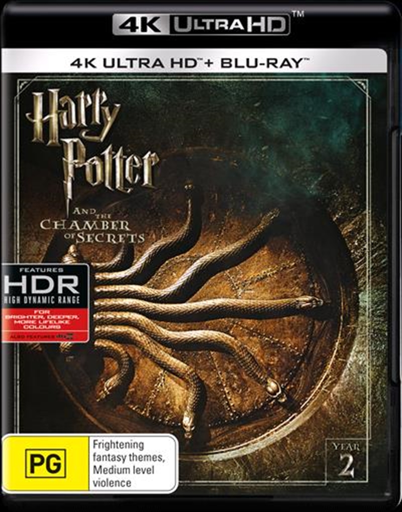 Harry Potter And The Chamber Of Secrets  Blu-ray + UHD - Year 2/Product Detail/Fantasy