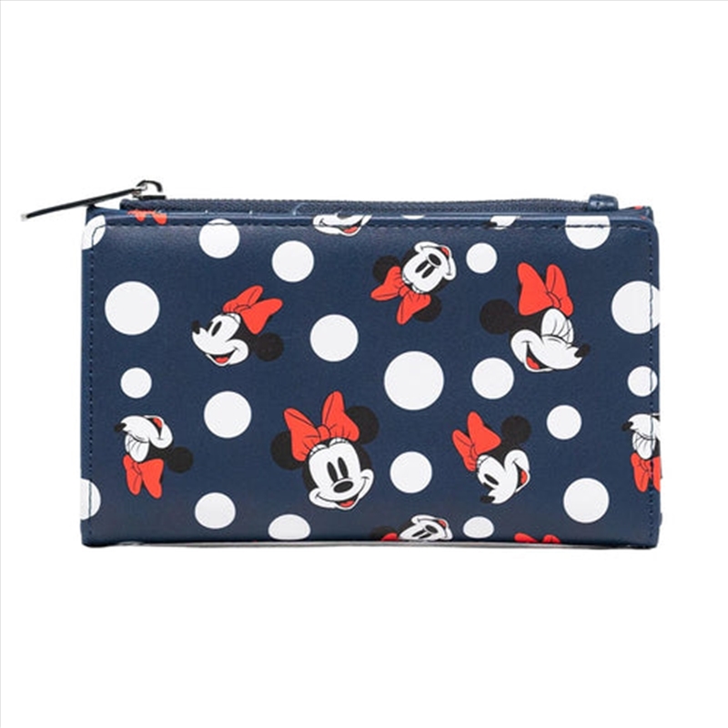 Loungefly Disney - Minnie Mouse Polka Dots Navy Purse/Product Detail/Wallets