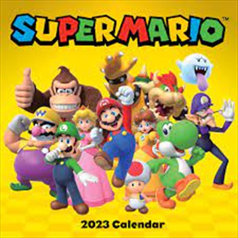 Super Mario Square Calendar 2023 | Merchandise