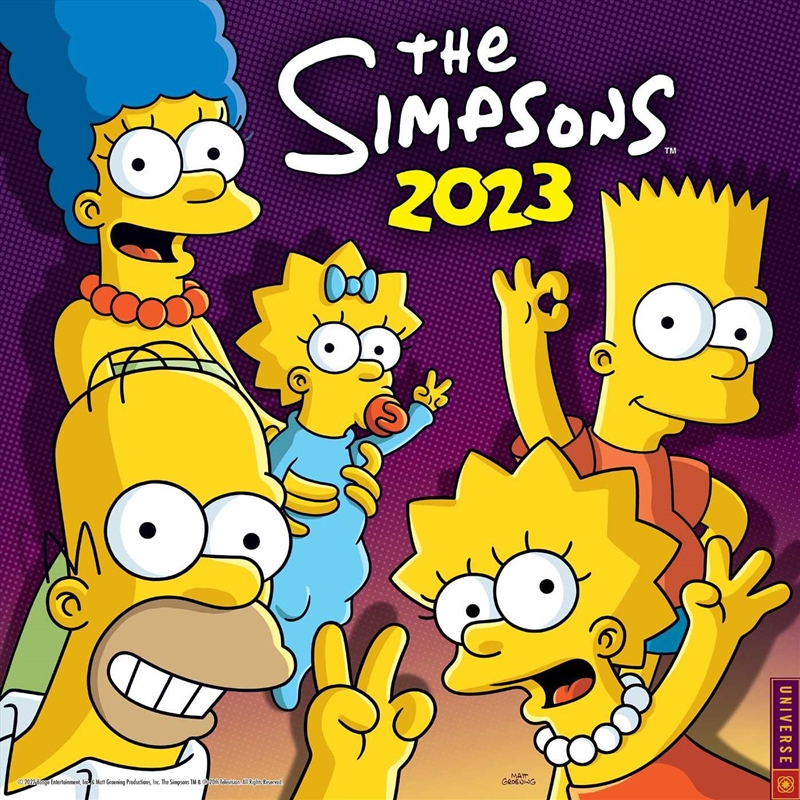 Simpsons Square Calendar 2023 | Merchandise