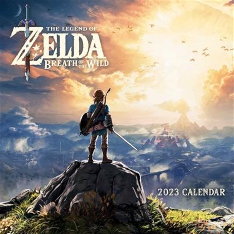 Legend Of Zelda Breath Of The Wild Square Calendar 2023 | Merchandise