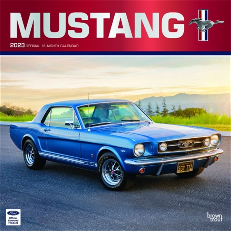Mustang Square Foil Calendar 2023 | Merchandise