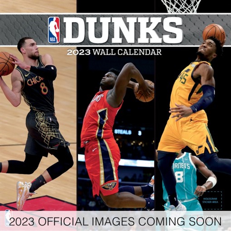 NBA Dunks Square Calendar 2023/Product Detail/Calendars & Diaries