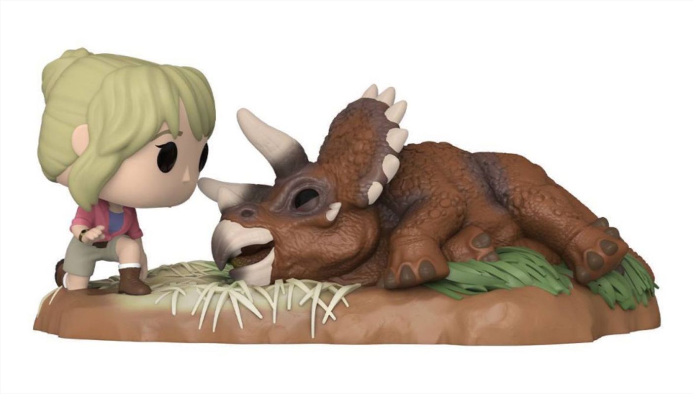 Jurassic Park - Dr. Sattler with Triceratops US Exclusive Pop! Moment [RS]/Product Detail/Movies