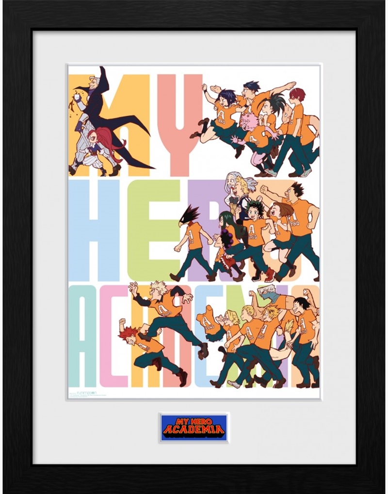 My Hero Academia Season 4 Framed Print/Product Detail/Posters & Prints