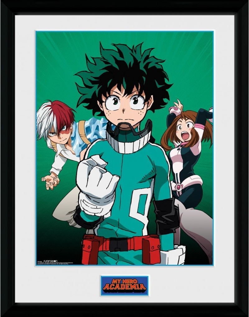 My Hero Academia Trio Heroes Framed Print/Product Detail/Posters & Prints