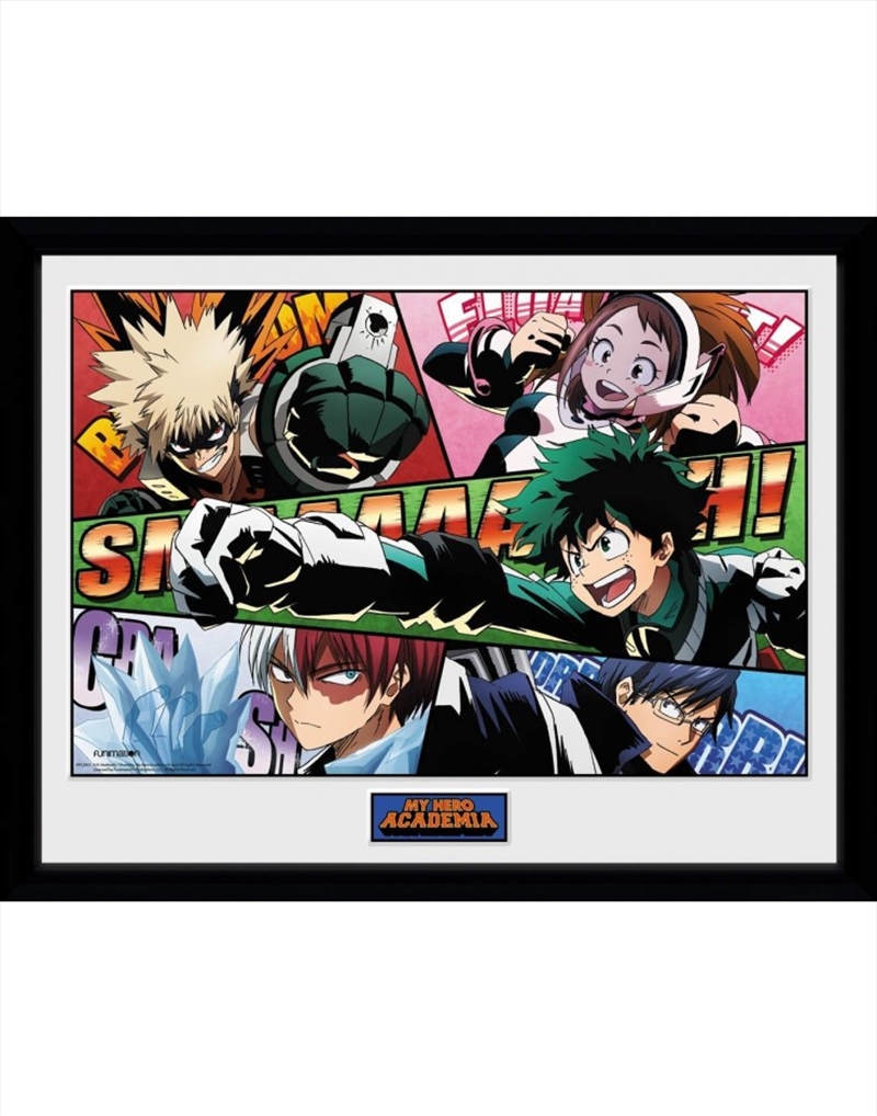 My Hero Academia Powers Framed Print/Product Detail/Posters & Prints