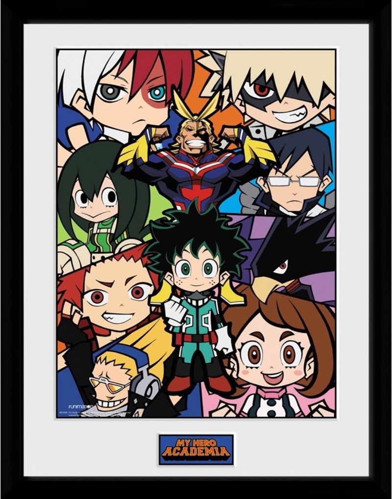 My Hero Academia Chibi Compilation Framed Print/Product Detail/Posters & Prints