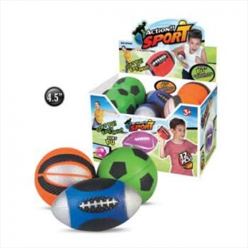 Soft Action Sports Ball - Assorted Designs | Merchandise
