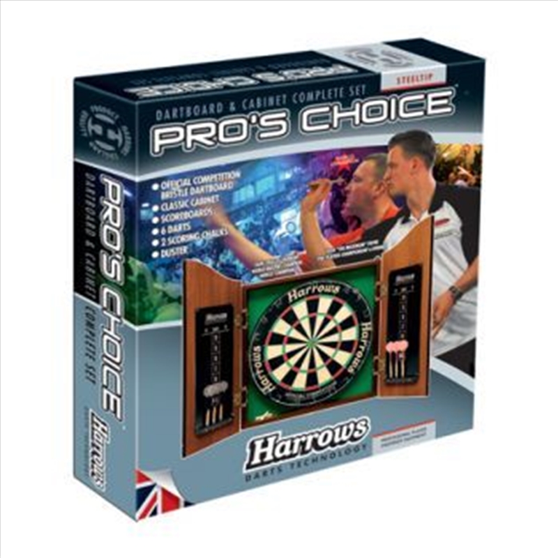 Buy Harrows Pro's Choice Dartboard & Complete Set Online Sanity