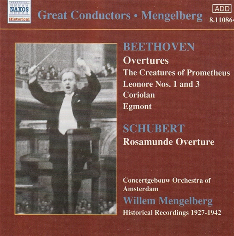 Beethoven: Overtures/Schubert: Rosamunde Overture/Product Detail/Classical