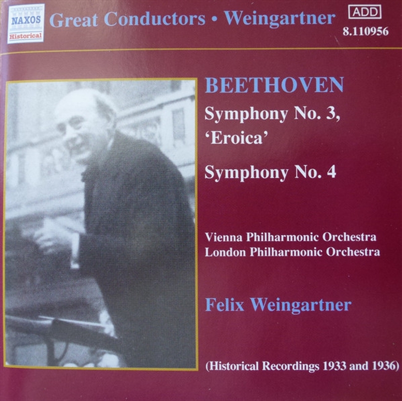 Beethoven: Symphonies No 3 & 4/Product Detail/Classical